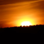 zonsondergang